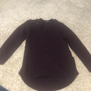 Burgundy sweater
